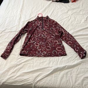 Girls long sleeve riding shirt